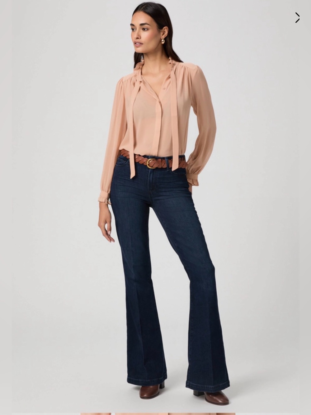 Paige dark denim Genevieve Flare Jean
